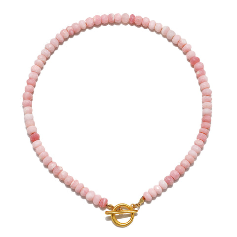 Opal Candy Gem Beaded Choker Necklace