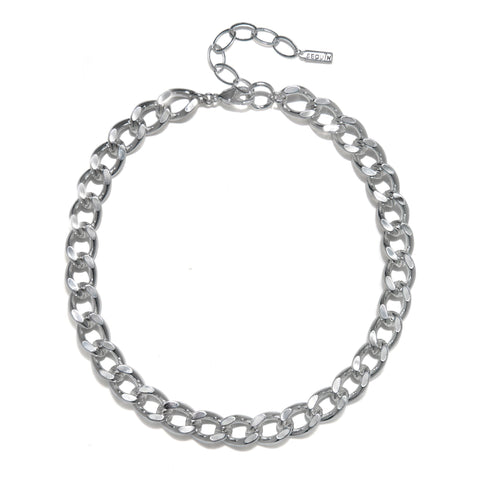 Miami Link Necklace - Silver