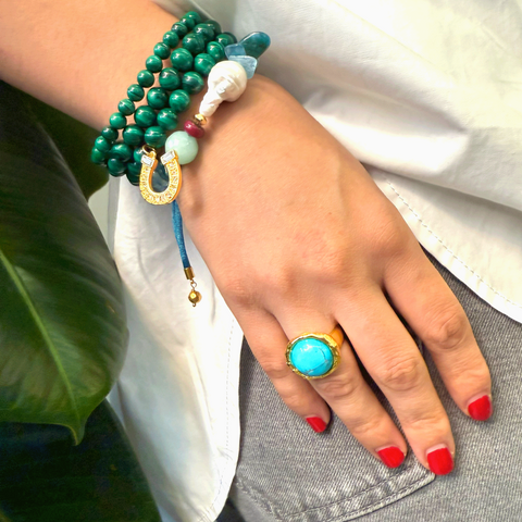 Lucky Horseshoe Bracelet Set