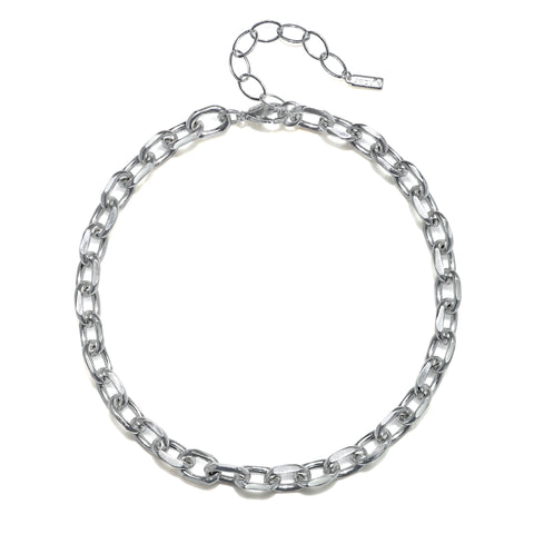 Camille Chain Necklace -Silver