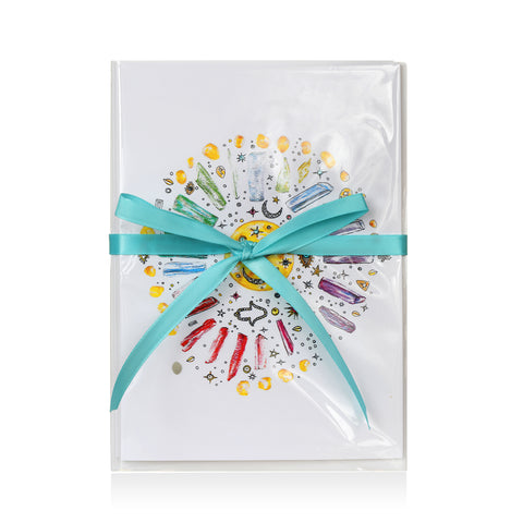 Celestial Greeting Cards, Set of 4