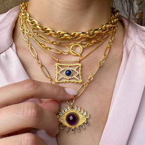Dalila Evil Eye Talisman Necklace
