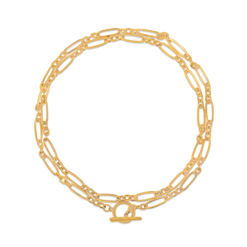 Figaro Convertible Necklace-Gold