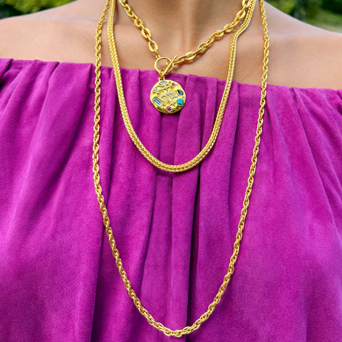 Mosaic Zodiac Necklace