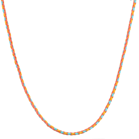 Orange Paracord Necklace