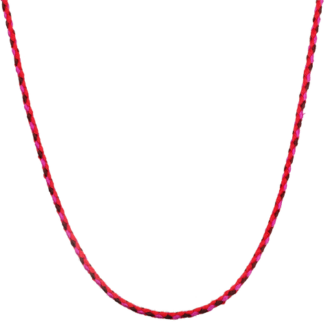 Fuchsia Paracord Necklace