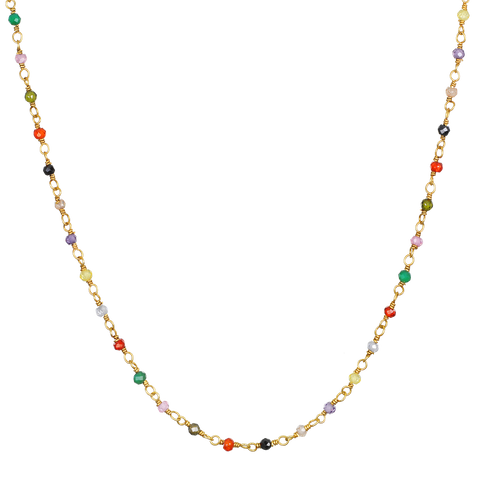 Gemstone Confetti Necklace