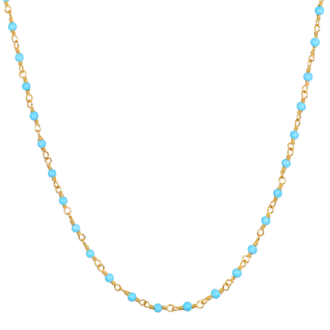 Turquoise Confetti Necklace