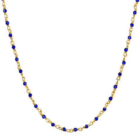 Lapis Confetti Necklace