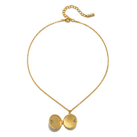 How Lucky I Am Locket Necklace