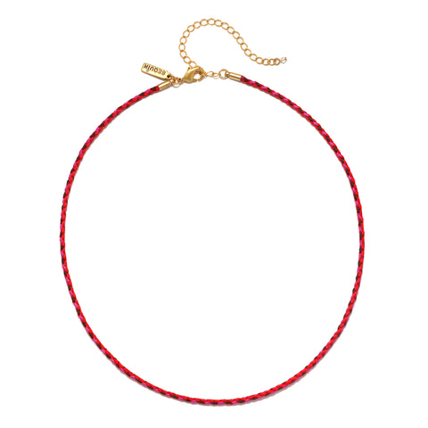 Fuchsia Paracord Necklace