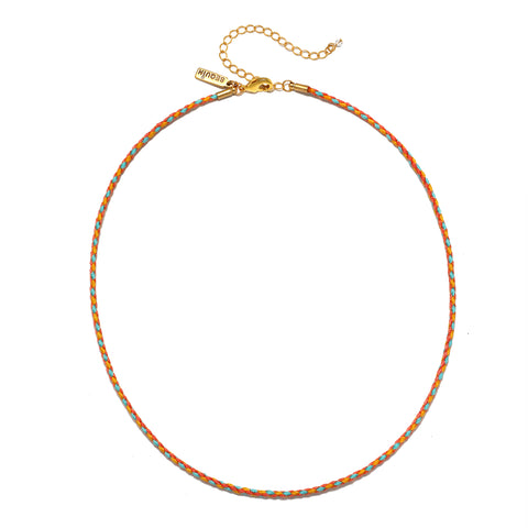 Orange Paracord Necklace