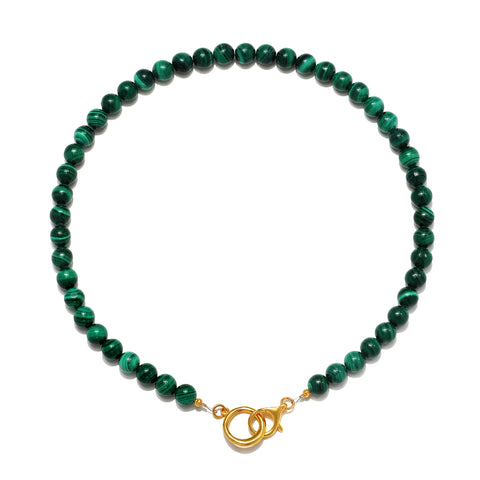 Malachite Beaded Necklace