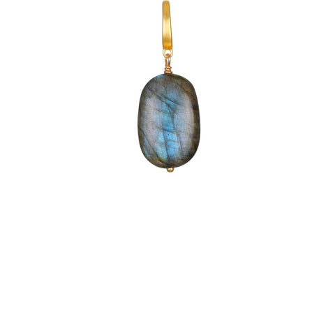 Labradorite Clip On Charm