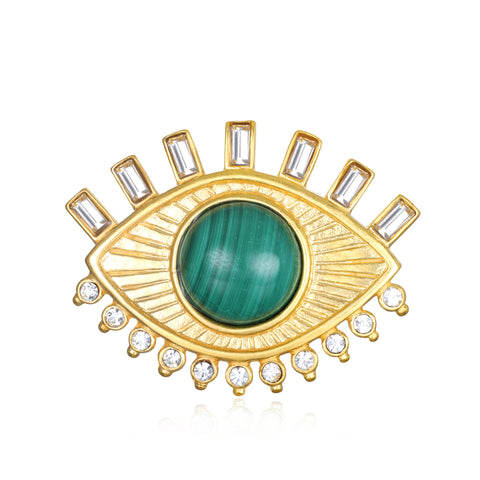 Dalila Evil Eye Brooch