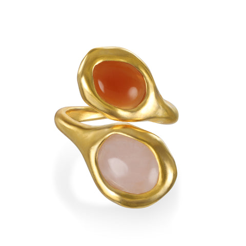 Dune Adjustable Ring- Sunset