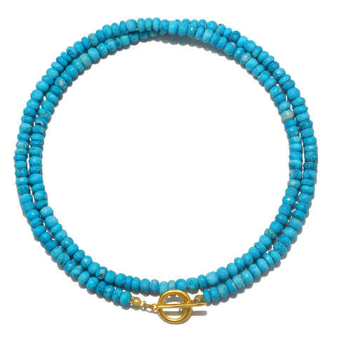 Grande Turquoise Convertible Beaded Necklace