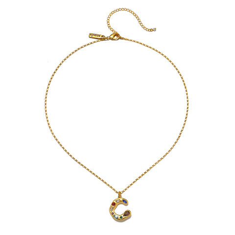Mini Emilie Initial Necklace