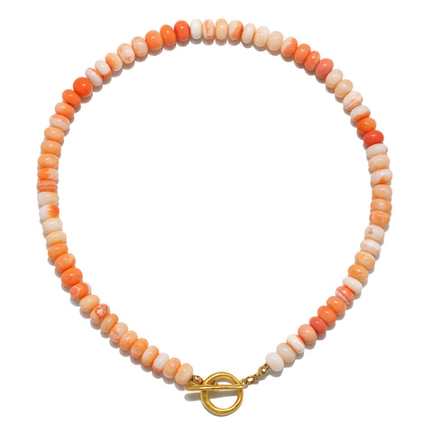 Opal Candy Gem Beaded Choker Necklace