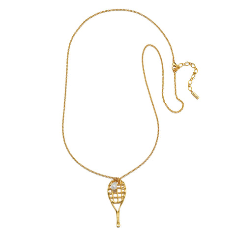 Tennis Racket Necklace