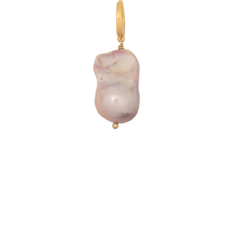 Pink Baroque Pearl Clip-On Charm