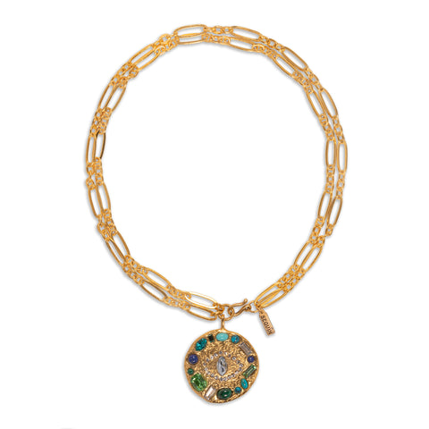 Marleigh Evil Eye Charm Necklace