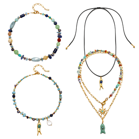 Seaside Layered Necklace Set