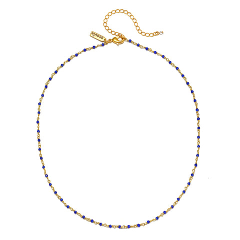 Lapis Confetti Necklace