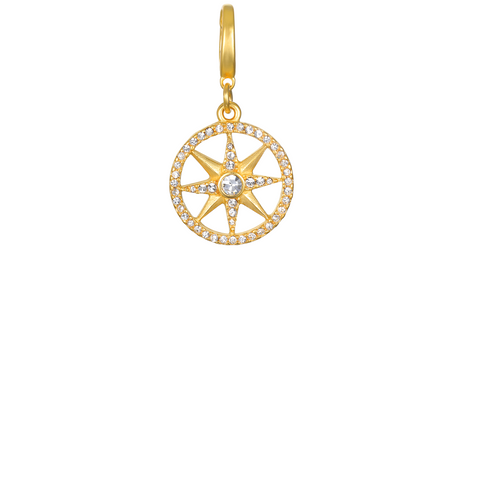 Soleil Compass Clip-On Charm