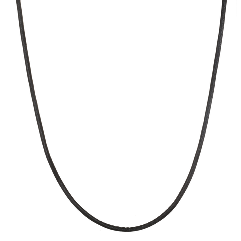 Leather Cord Choker Necklace- 14"