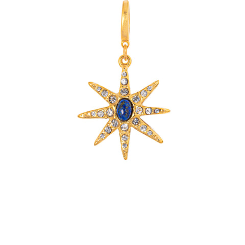 Lapis Star Clip-On Charm