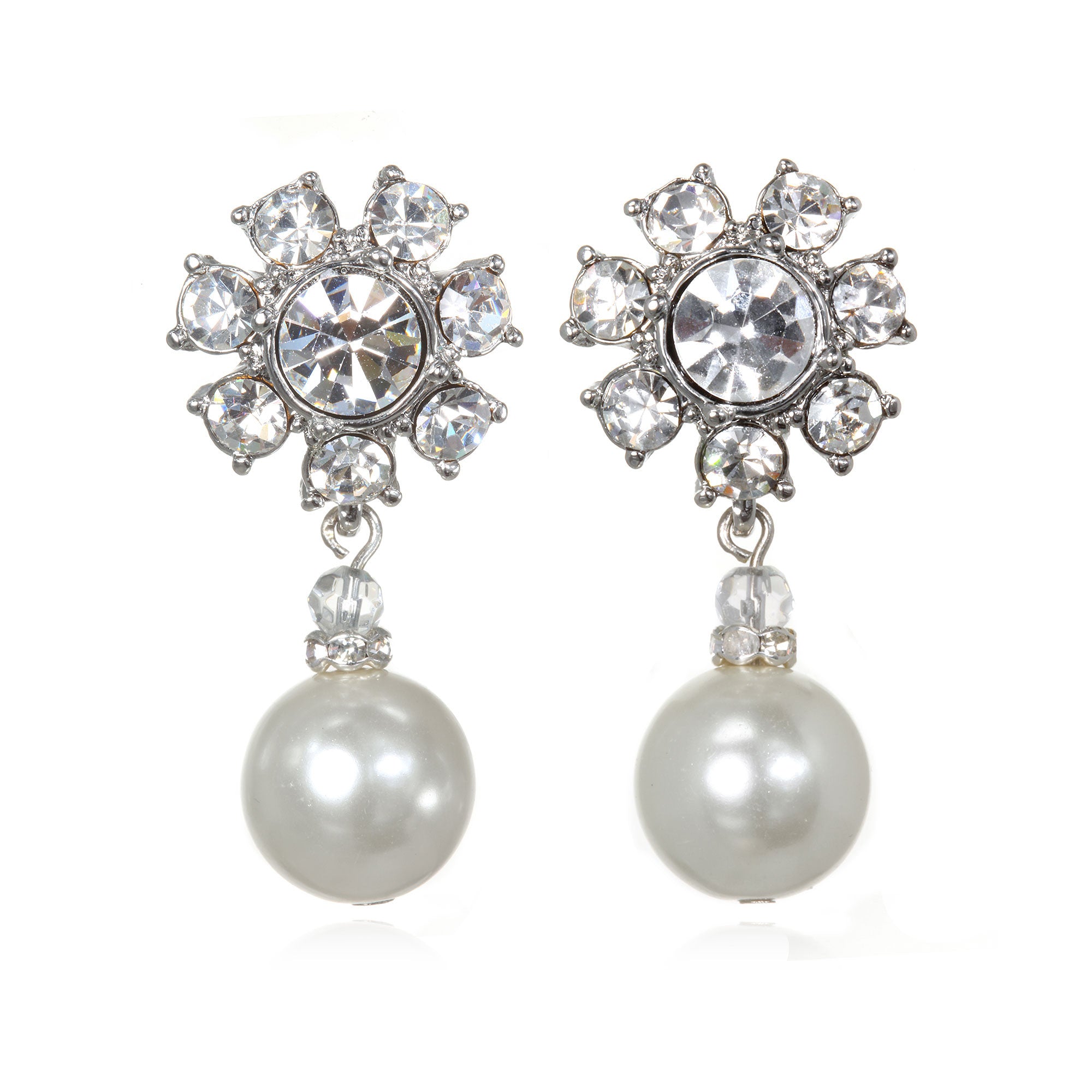 Chambord Pearl Drop Earrings | Sequin