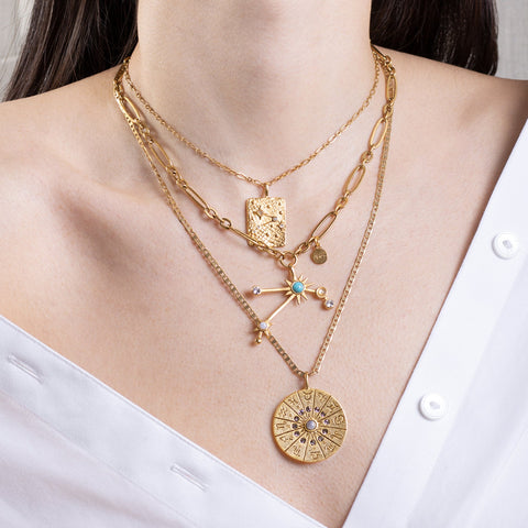 Heavenly Bodies Star Map Necklace