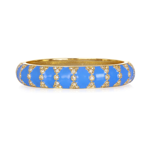Moorish Blue Medium Bangle Bracelet