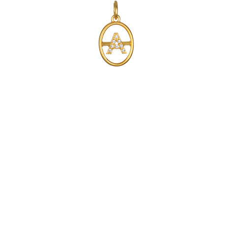 "A" Chloe Initial - Gold