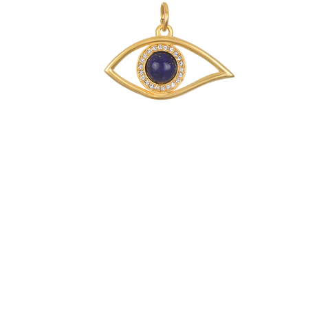 Lapis Evil Eye Charm