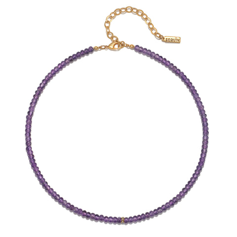 Amethyst Color Karma Necklace