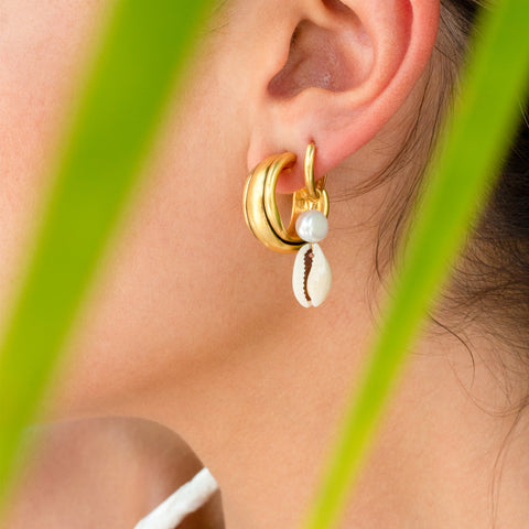Oceana Baby Hoop Earrings