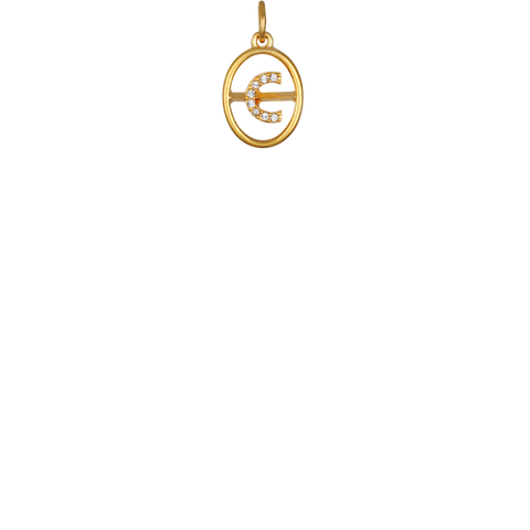 "C" Chloe Initial - Gold