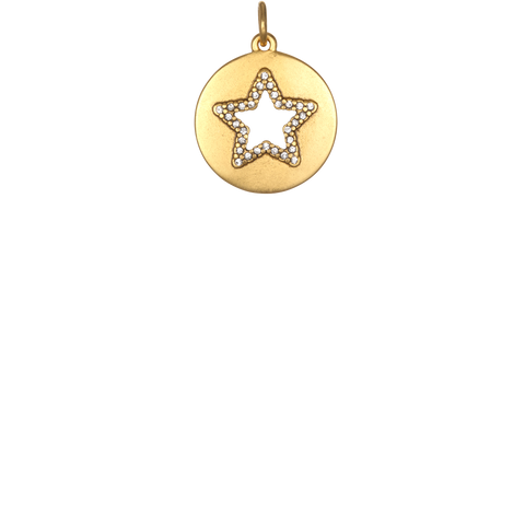 Cutout Pavé  Star - Gold
