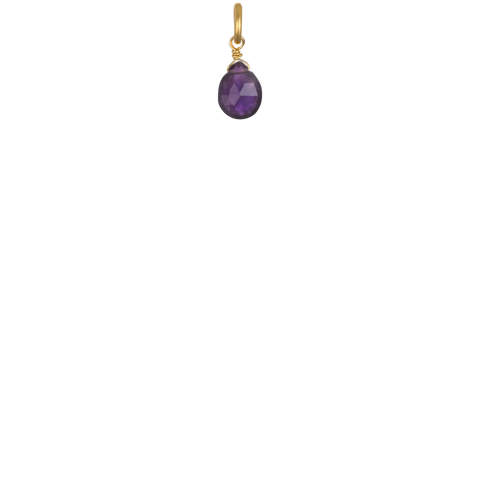 Amethyst Briolette- February Birthstone