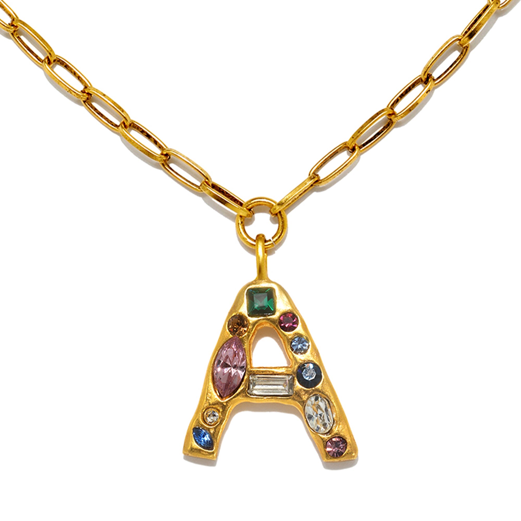 Diamond Letter L Necklace (Gold) – Ivy Jewelry