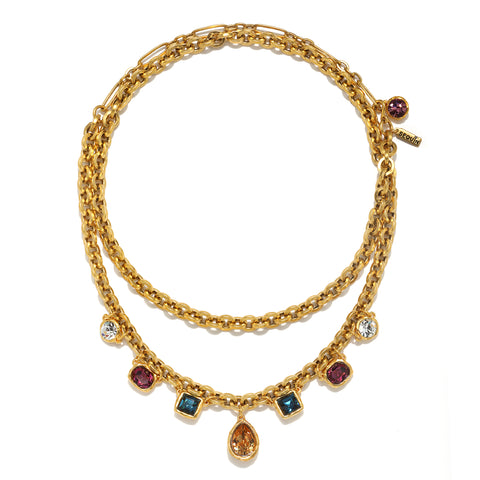Daphne Gem Convertible Chain Belt and Necklace