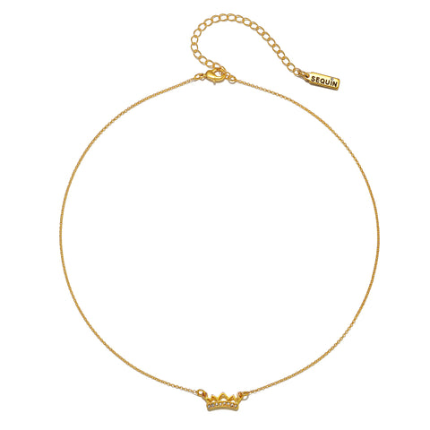 Mini Me Crown Necklace by @nashvilletash