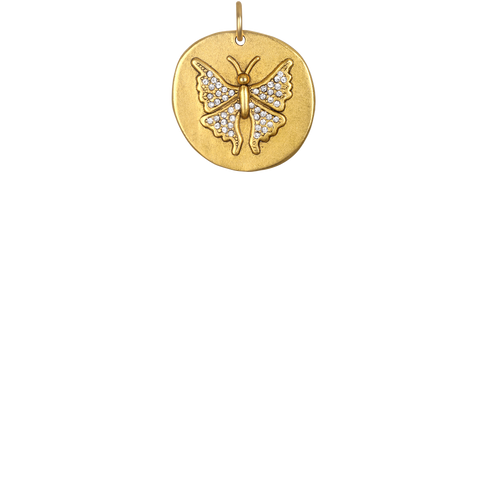Butterfly Medallion - Gold