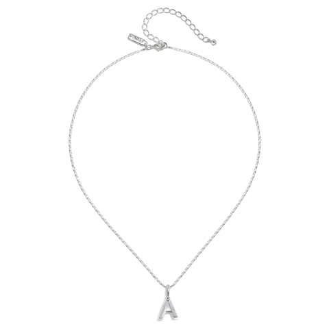 Penelope Initial Talisman Necklace- Silver