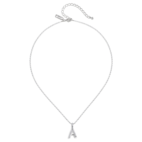 Penelope Initial Talisman Necklace- Silver