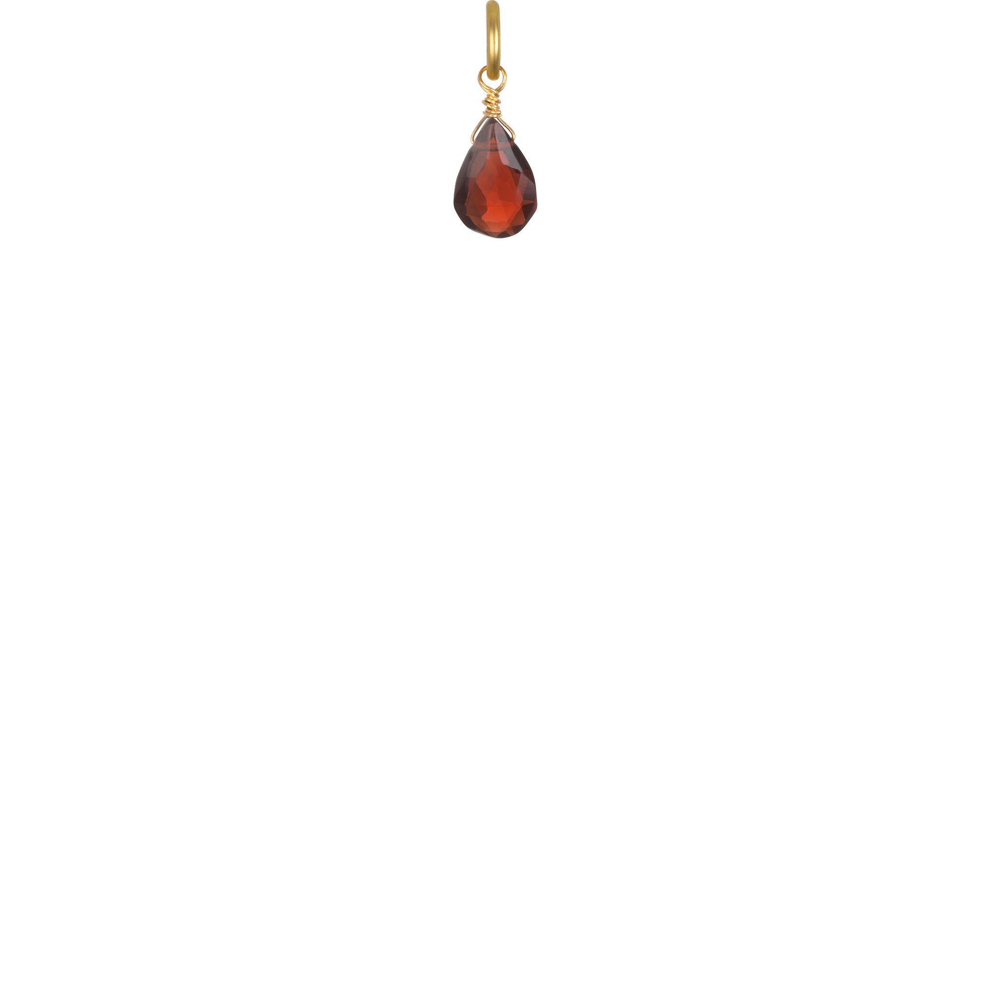 Garnet Briolette January Birthstone Sequin garnet-briolette-january-birthstone-sequin