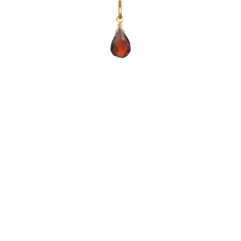 Garnet Briolette - January Birthstone