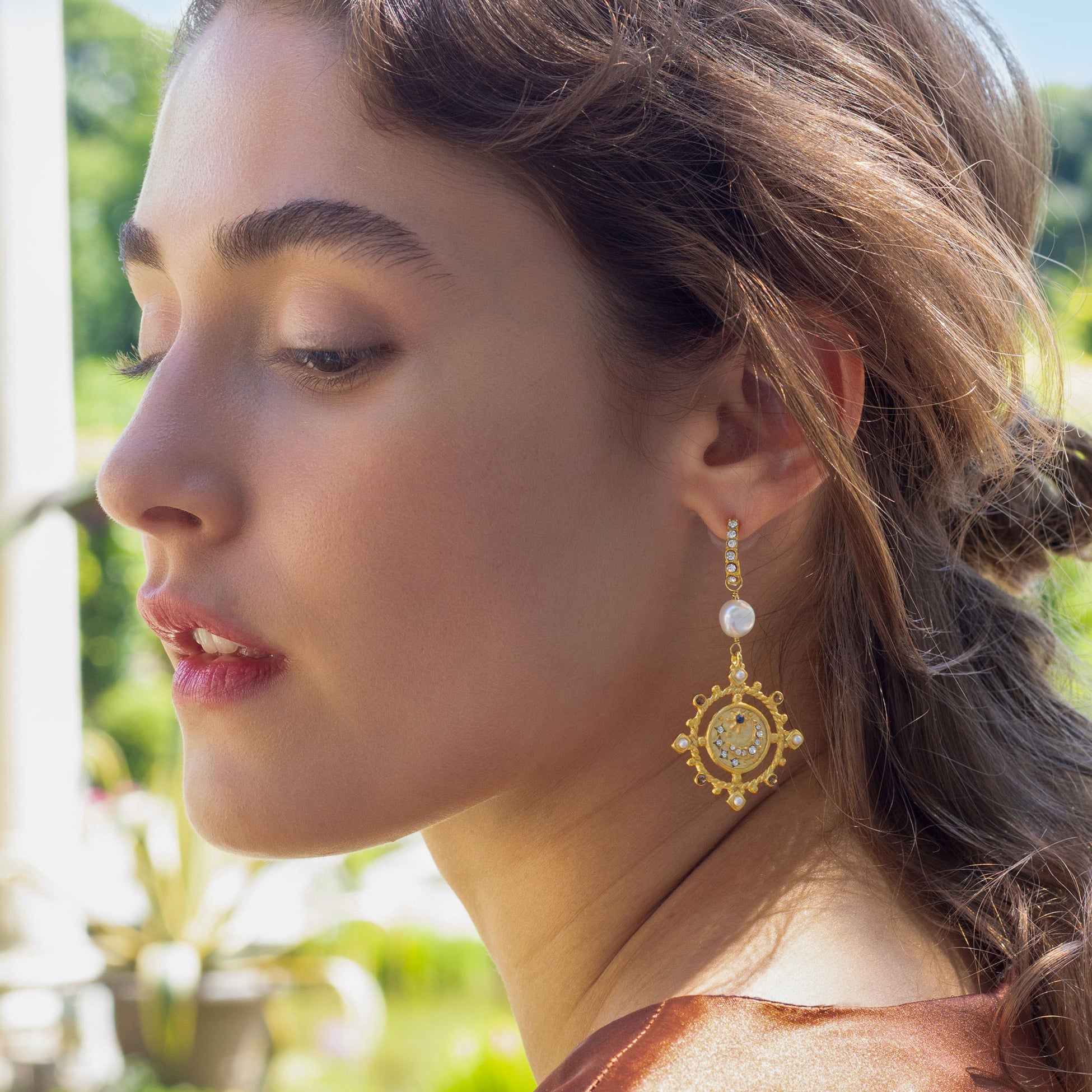 Juno Celestial Earrings Sequin